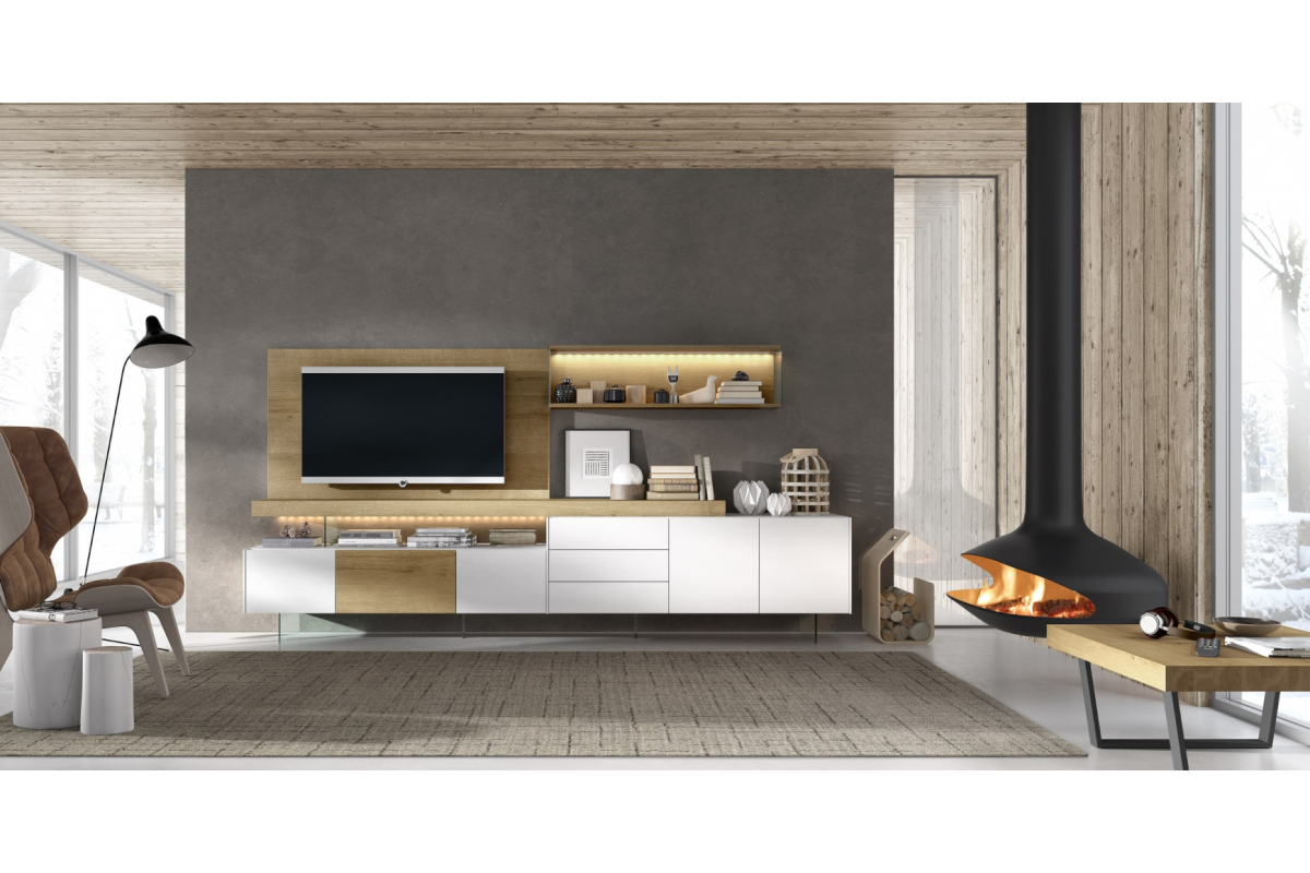 Mueble de comedor moderno de Kazzano colección New Royal 49