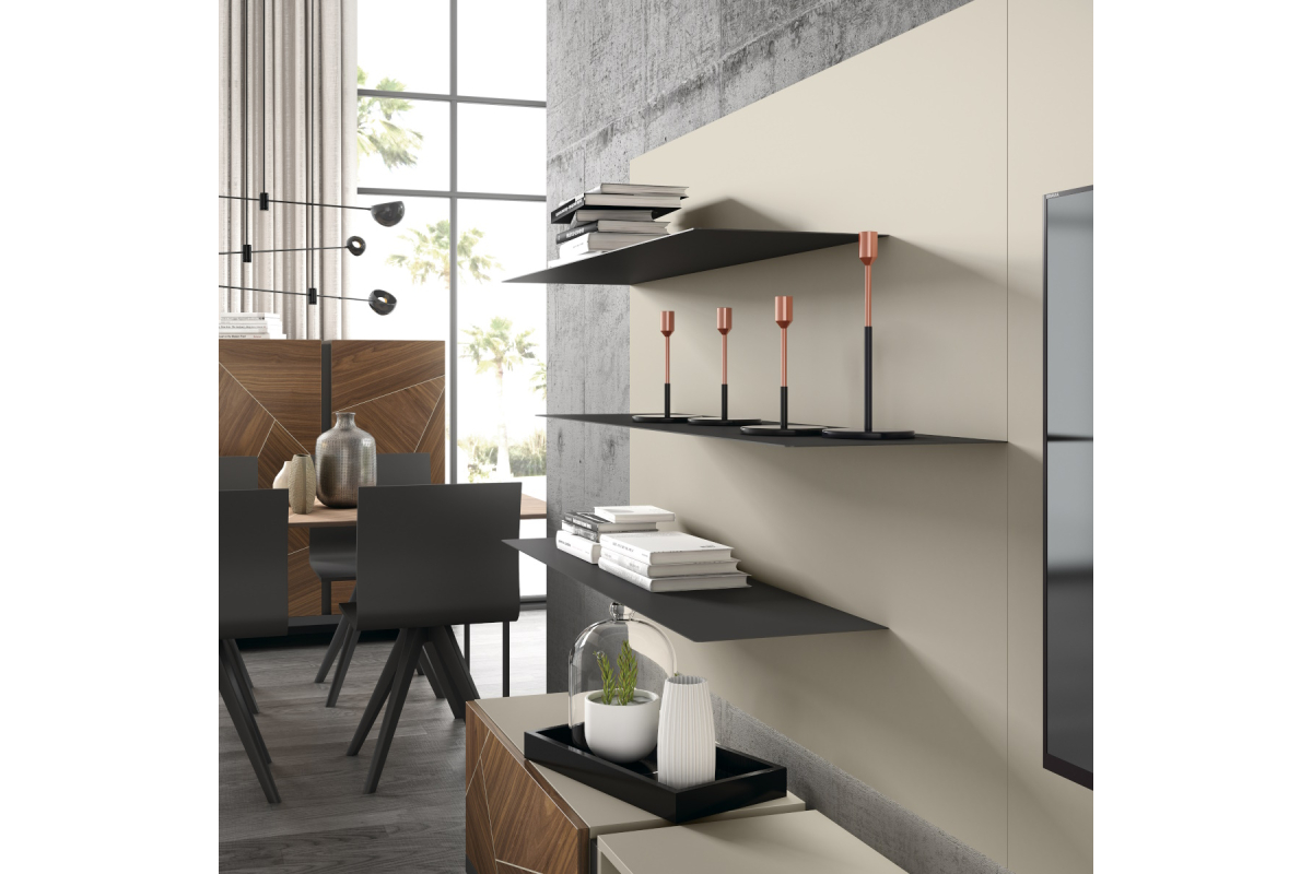 Mueble comedor moderno de Bocubi Mobiliario colección Ilusion Day 50 detalle