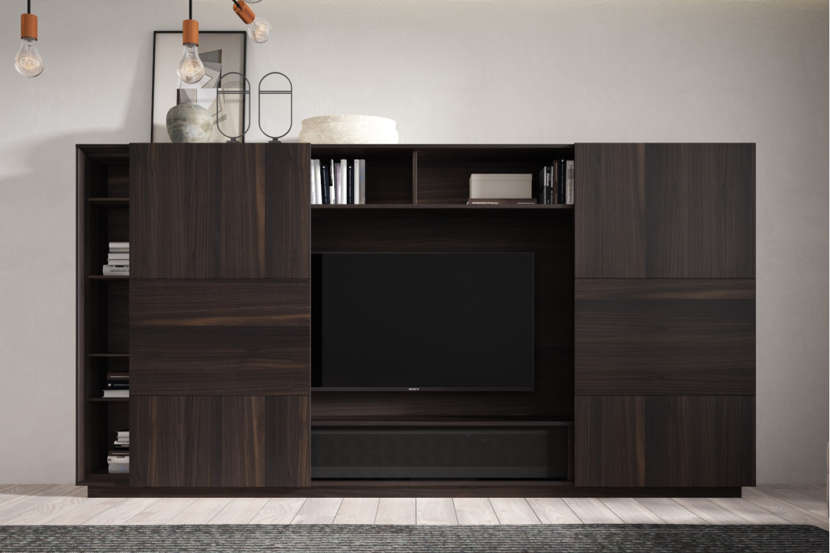 Mueble de comedor librería moderno de A. Britos colección Ideas 730