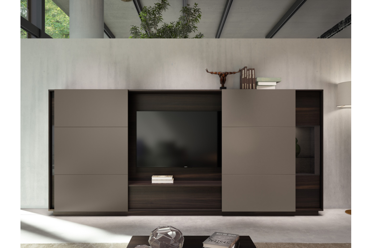Mueble de comedor librería moderno de A. Britos colección Ideas 737