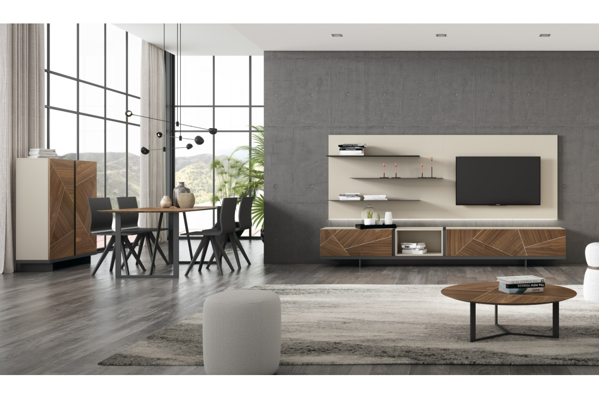 Mueble comedor moderno de Bocubi Mobiliario colección Ilusion Day 50