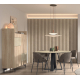 Mueble aparador moderno y mesa de comedor de Kazzano colección New Royal 201
