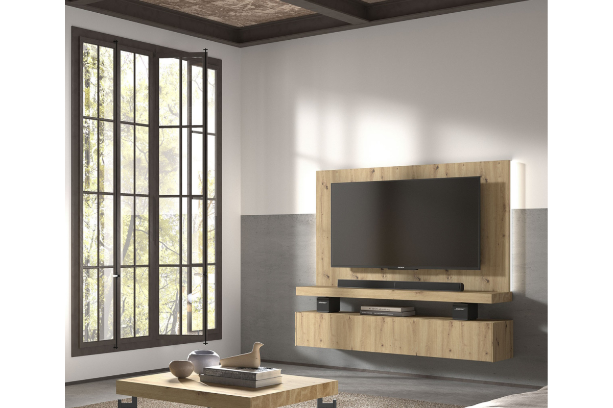 Mueble de TV moderno de comedor Kazzano colección New Royal 093
