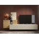 Mueble de televisión con panel de salón moderno de Bocubi Mobiliario colección Ilusion Day 13