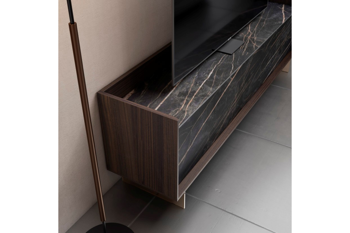 Detalle mueble de TV moderno de salón A. Brito mobiliario Ideas 727