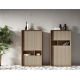 Conjunto de aparadores con diseño moderno para el salón de A. Britos colección Ideas 711