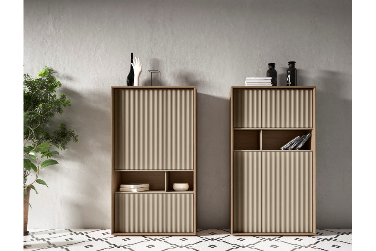 Conjunto de aparadores con diseño moderno para el salón de A. Britos colección Ideas 711
