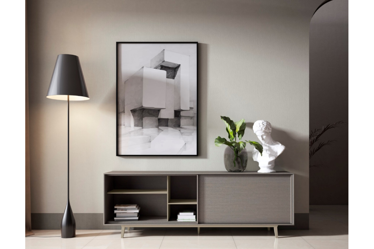 Mueble aparador con diseño de comedor A. Britos colección Ideas 717