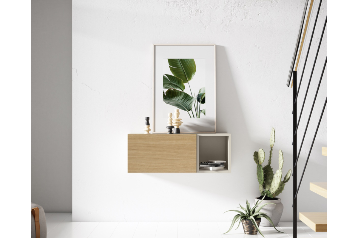 Mueble recibidor moderno Bocubi Mobiliario Ilusion Brave 56
