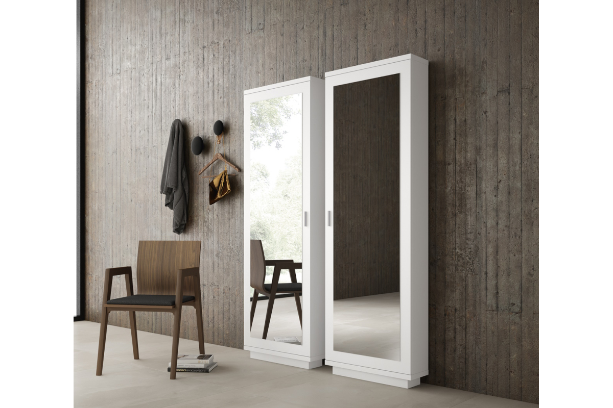 Mueble zapatero moderno con espejo Bocubi Mobiliario Ilusion Brave 36