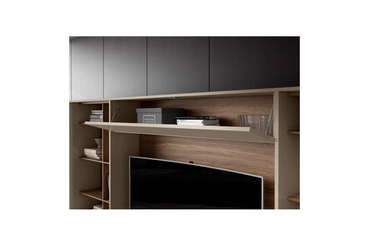 Detalle mueble de comedor librería moderno de A. Britos colección  Ideas 724