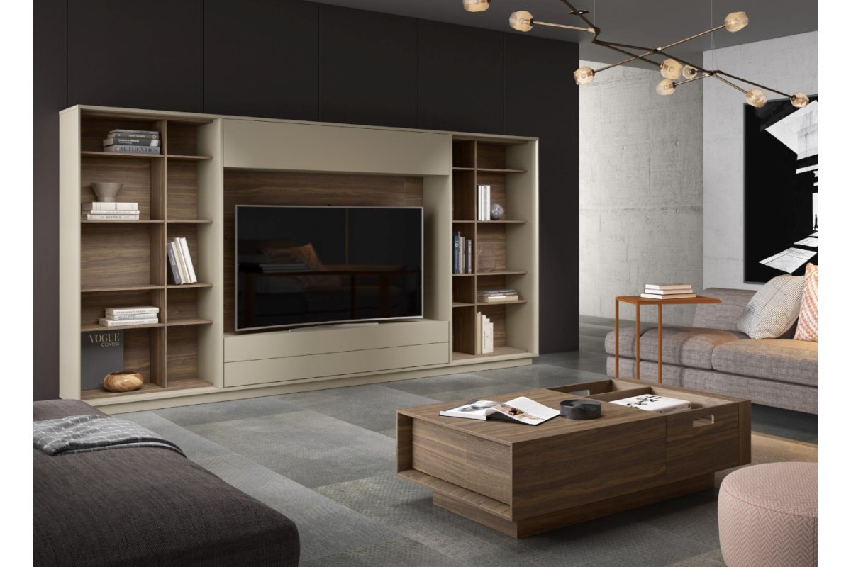 Mueble de comedor librería moderno de A. Britos colección Ideas 724
