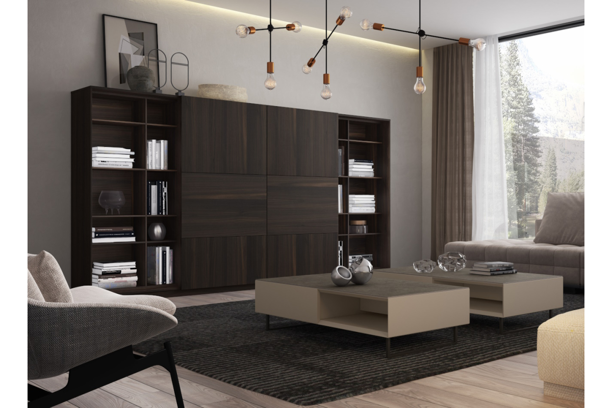 Mueble de comedor librería moderno de A. Britos colección Ideas 730