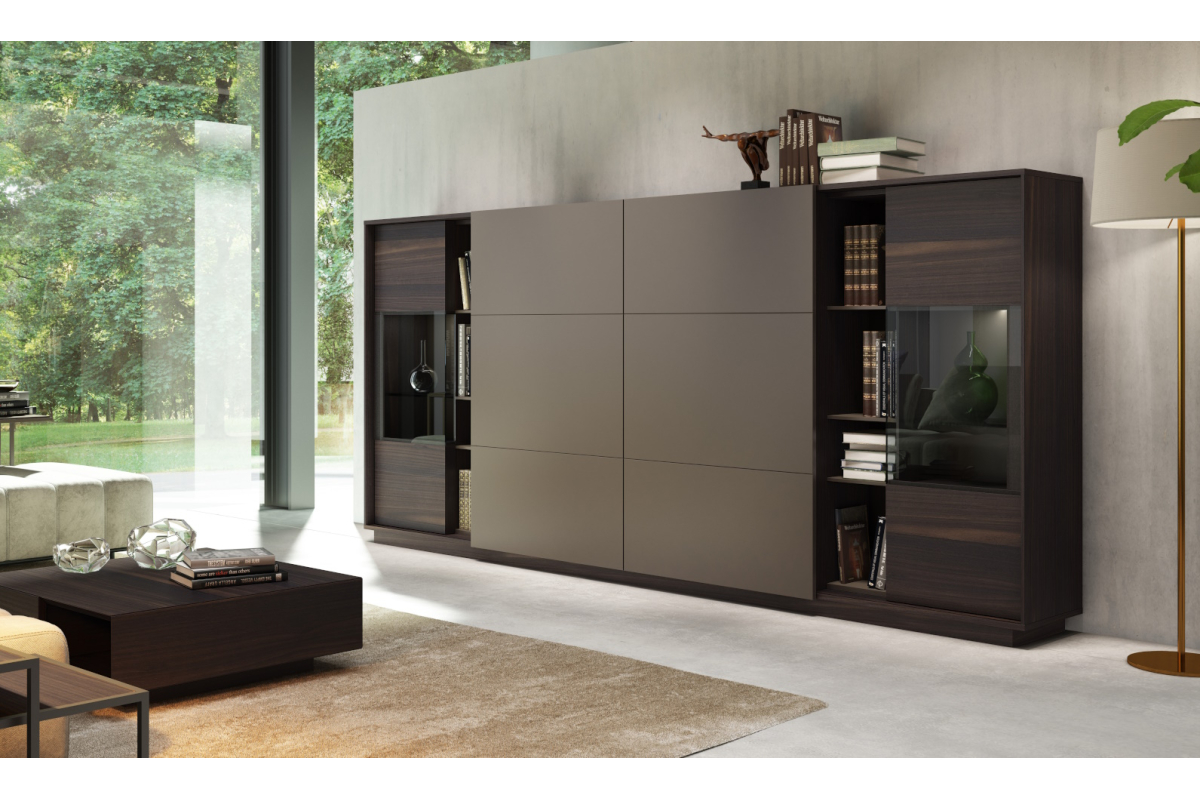 Mueble de comedor librería moderno de A. Britos colección Ideas 737