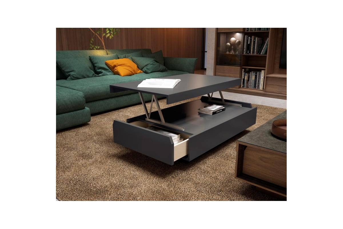 Mesa de centro elevable moderna de comedor A. Britos colección Ideas 732