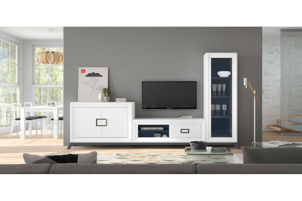 Mueble de salón contemporáneo y conjunto de mesa y sillas de comedor Heresshome colección Lgant 14