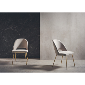 silla tapizada moderna de comedor modelo Lia de Funcional Mobiliario Altair