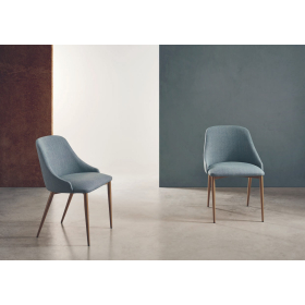 Silla tapizada moderna de comedor modelo Luz de Funcional Mobiliario Altair