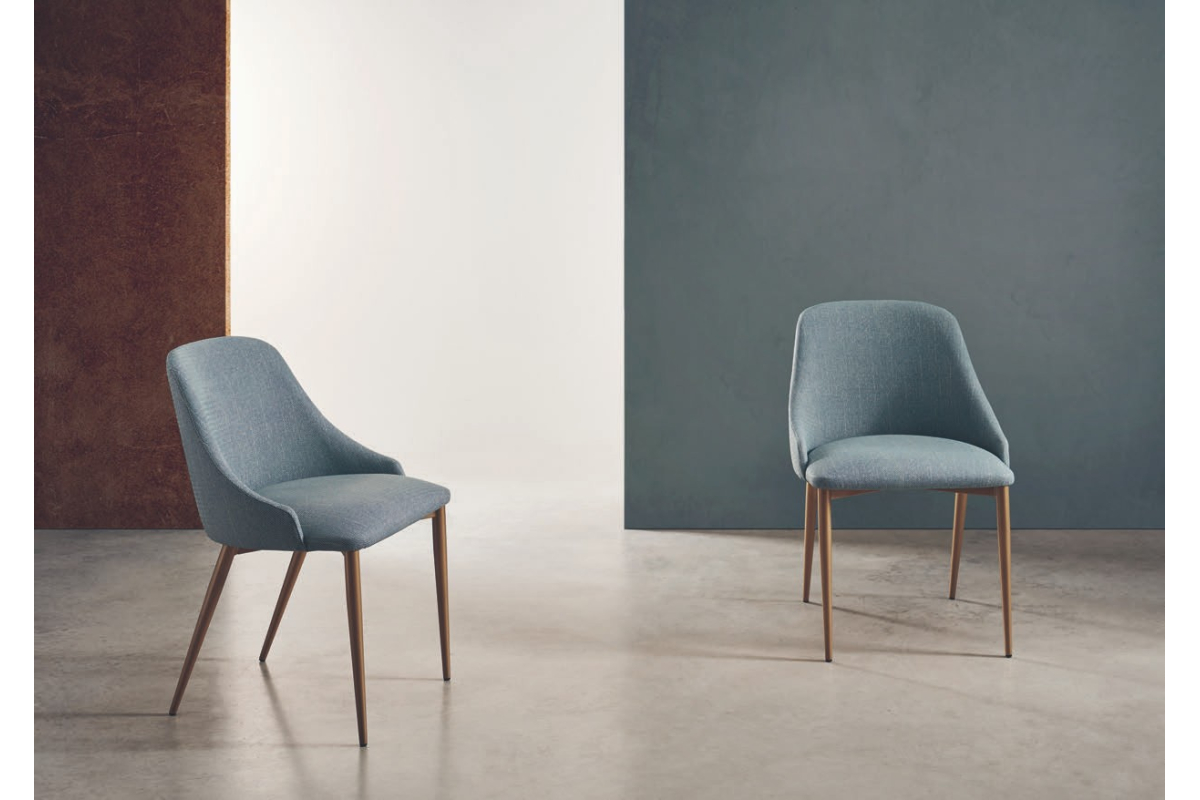 Silla tapizada moderna de comedor modelo Luz de Funcional Mobiliario Altair