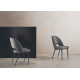 Silla tapizada moderna de comedor modelo Mika de Funcional Mobiliario Altair