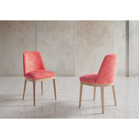 Silla tapizada moderna de comedor modelo Moon de Funcional Mobiliario Altair