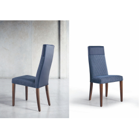Silla tapizada moderna de comedor modelo Praga Combinada de Funcional Mobiliario Altair