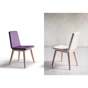 Silla tapizada moderna de comedor modelo Raina de Funcional Mobiliario Altair