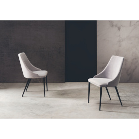 Silla tapizada moderna de comedor modelo Triana de Funcional Mobiliario Altair
