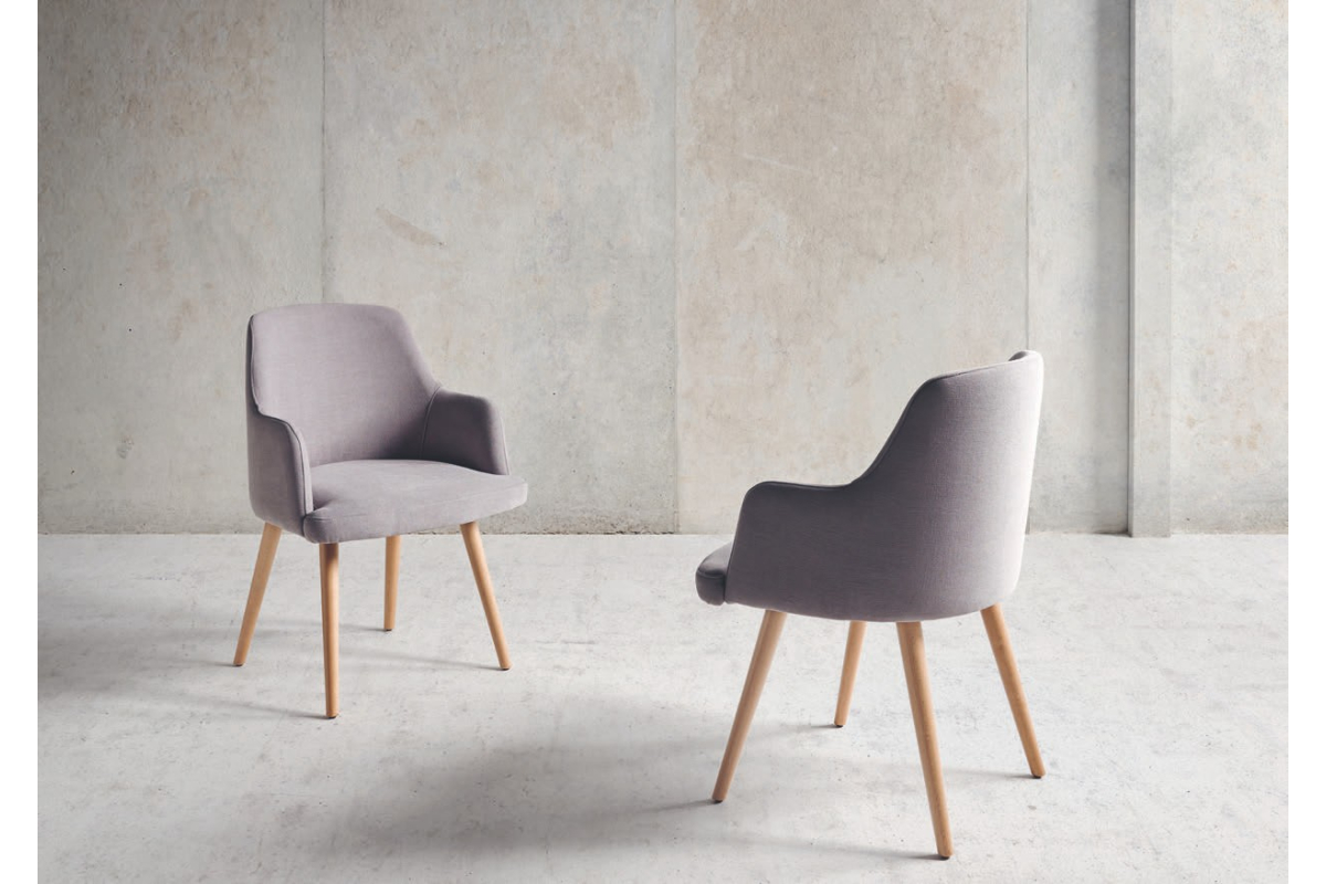 Sillón tapizado moderno de comedor modelo Drom de Funcional Mobiliario Altair