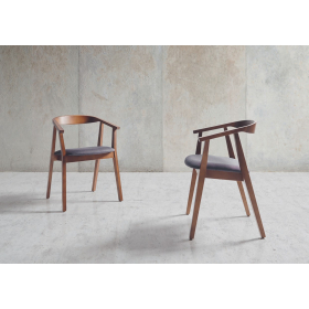 Sillón tapizado clásico de comedor modelo Iker de Funcional Mobiliario Altair