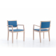 Sillón tapizado moderno de comedor modelo Kenia de Funcional Mobiliario Altair