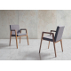 Sillón tapizado moderno de comedor modelo Nilo de Funcional Mobiliario Altair