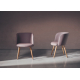 Sillón tapizado moderno de comedor modelo Oscar de Funcional Mobiliario Altair