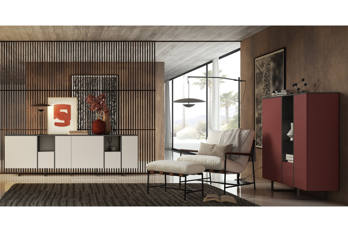 Mueble aparador moderno comedor de Bocubi Mobiliario colección Ilusion Brave 01
