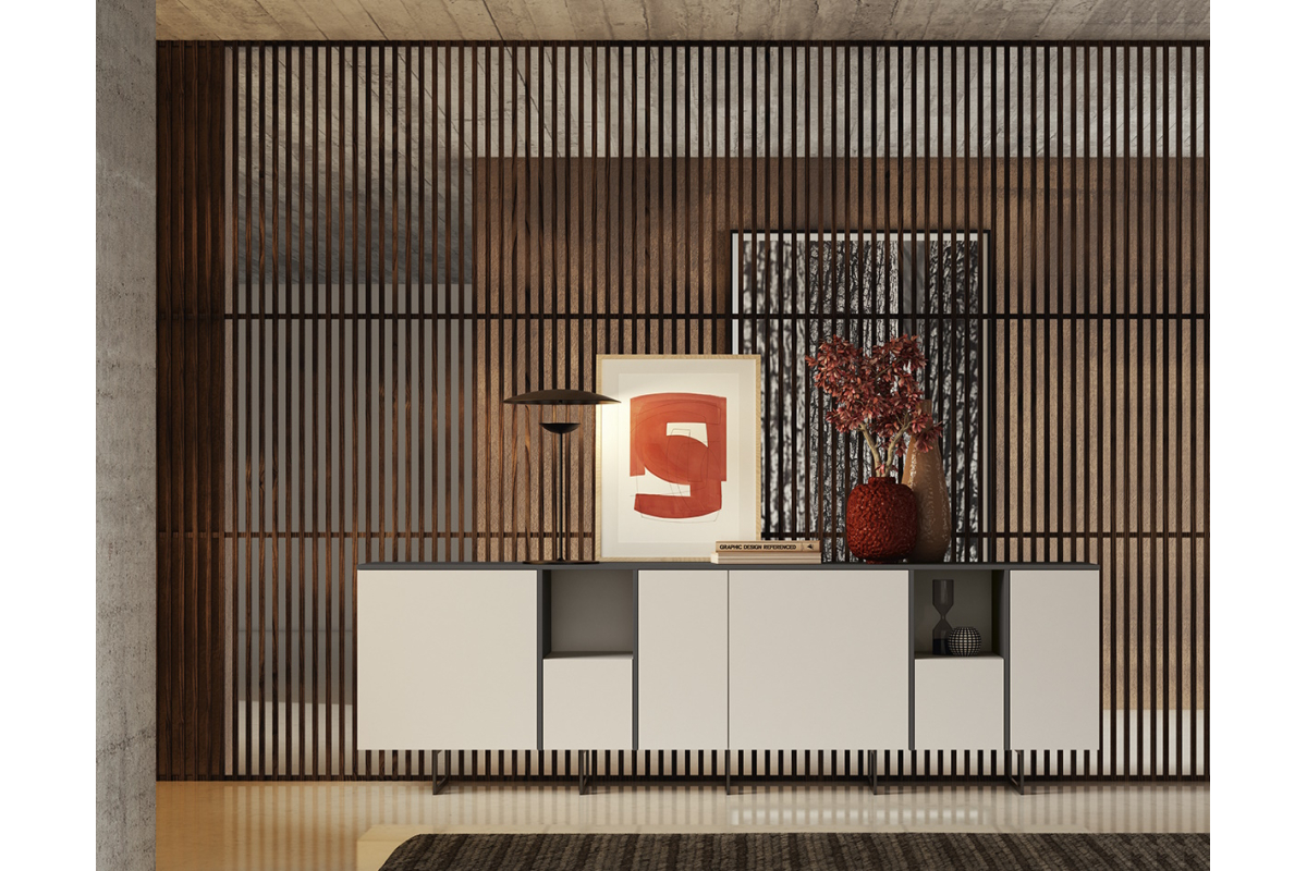 Mueble aparador moderno de Bocubi Mobiliario colección Ilusion Brave 01