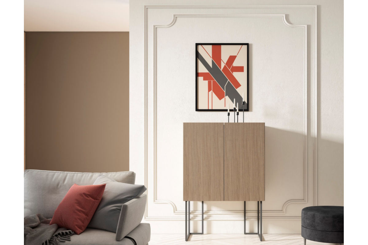Mueble aparador bar con diseño moderno para salón A. Britos colección Ideas 718