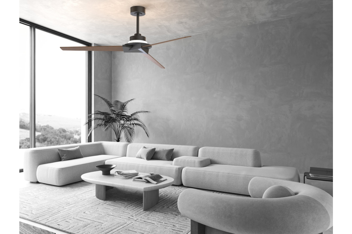 Ventilador de techo colección Brisa madera-negro 8723 de Mantra Iluminación