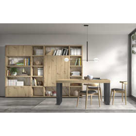 Mueble librería o estantería moderna Kazzano colección New Royal 100
