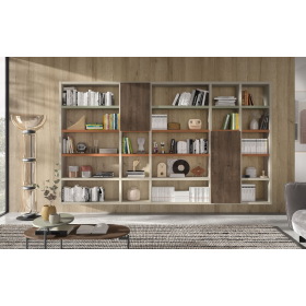 Mueble librería o estantería moderna Kazzano colección New Royal 101
