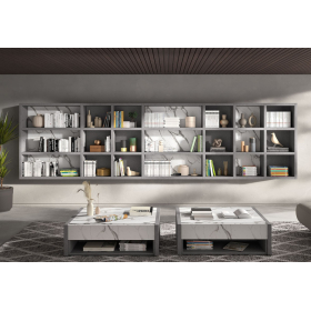 Mueble librería o estantería moderna de Kazzano colección New Royal 102