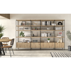 Mueble librería o estantería moderna de Kazzano colección New Royal 103