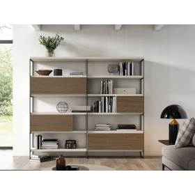 Mueble estantería moderna de Bocubi Mobiliario colección Ilusion Day 26