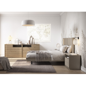 Dormitorio de matrimonio moderno torga mobiliario nativ home 06