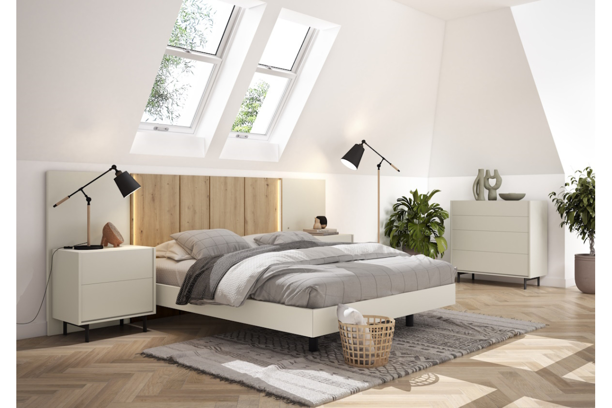 Dormitorio de matrimonio moderno torga mobiliario nativ home 05