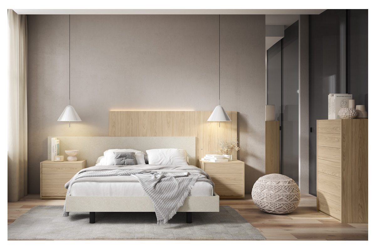 Dormitorio de matrimonio moderno torga mobiliario nativ home 11