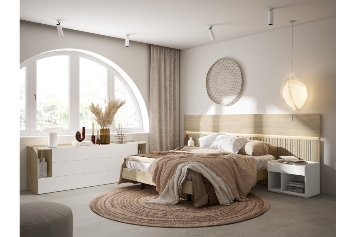 Dormitorio de matrimonio moderno torga mobiliario nativ home 13