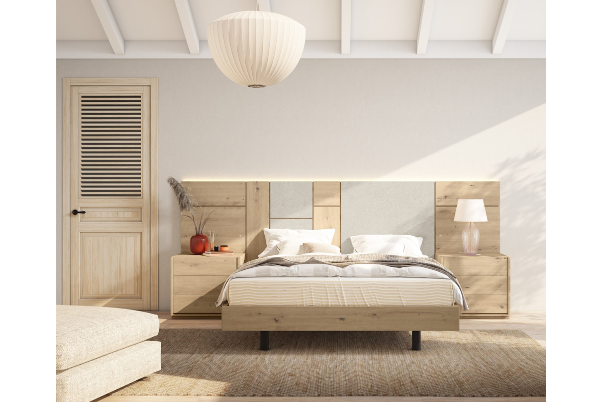 Dormitorio de matrimonio moderno torga mobiliario nativ home 16