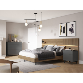 Dormitorio de matrimonio moderno torga mobiliario nativ home 19