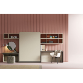 Dormitorio juvenil moderno cama abatible de Lagrama 35