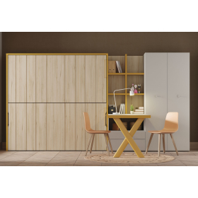 Dormitorio juvenil moderno doble cama abatible de Lagrama 33
